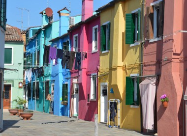 A view of Burano