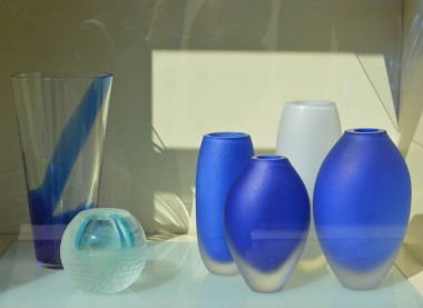Blue vases