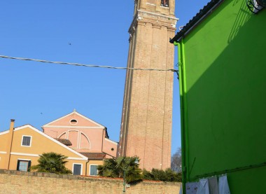 Burano leaning tower