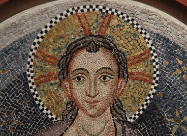 Mosaic detail of Saint Mark