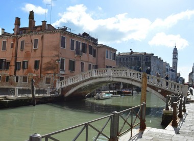 Stone bridge in Venice